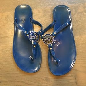 Michael Kors Jelly Flip Flops